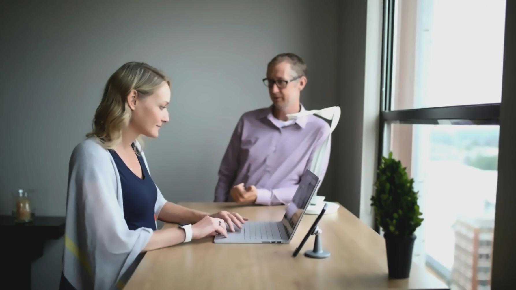 Business owner working with financial planning spreadsheets and calculators
